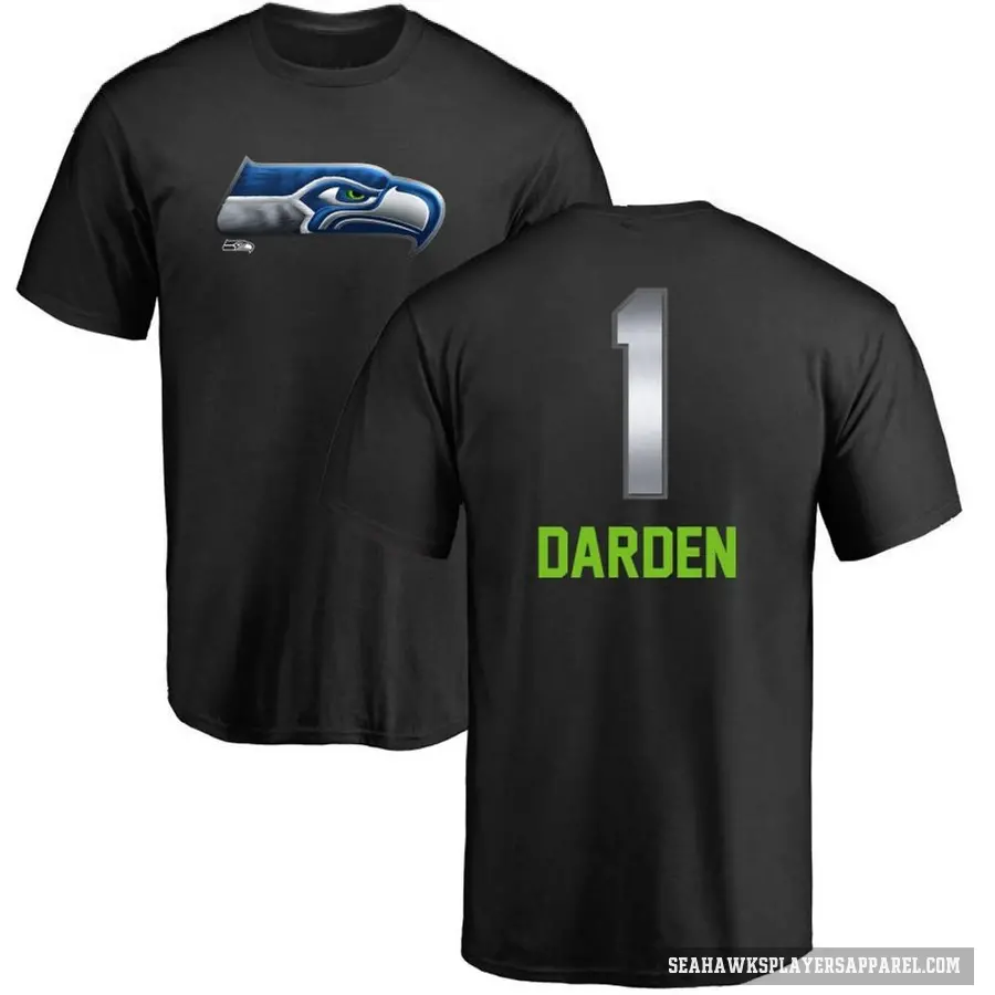 Youth ＃1 Jaelon Darden Seattle Seahawks Black Midnight Mascot T-Shirt