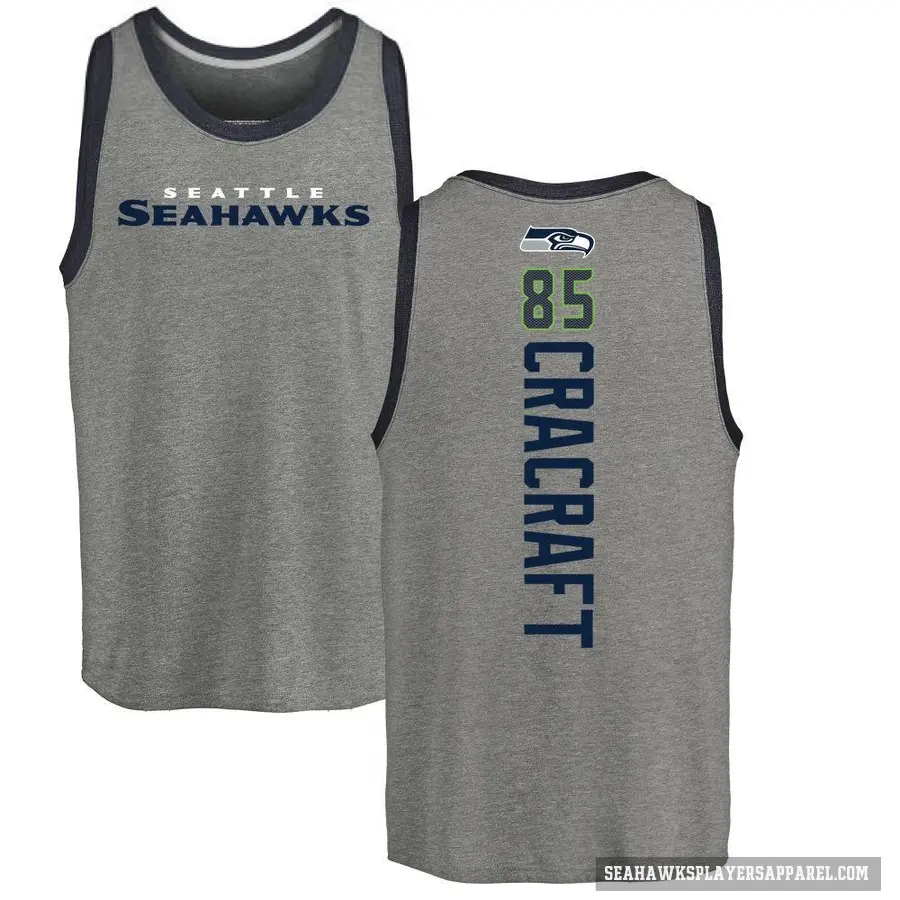 Youth ＃85 River Cracraft Seattle Seahawks Ash Backer Tank Top